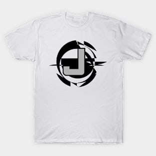 Futuristic Modern Letter J T-Shirt